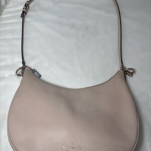 Kate Spade Cream / Pink Leather Shoulder Bag | Large Crossbody